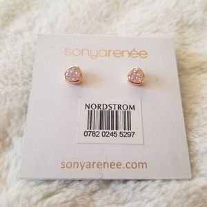Sonya Renee Drusy Micro Stud Earrings
